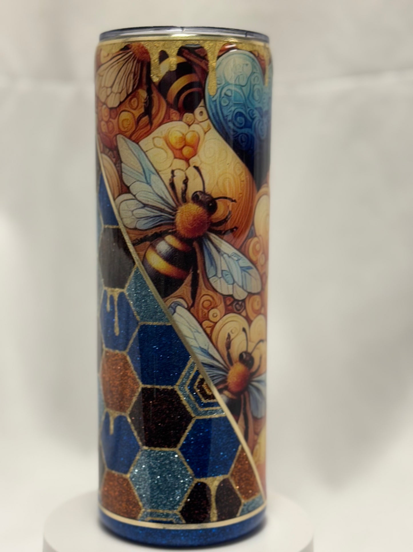 20 oz Bee and Honeycomb Tumbler