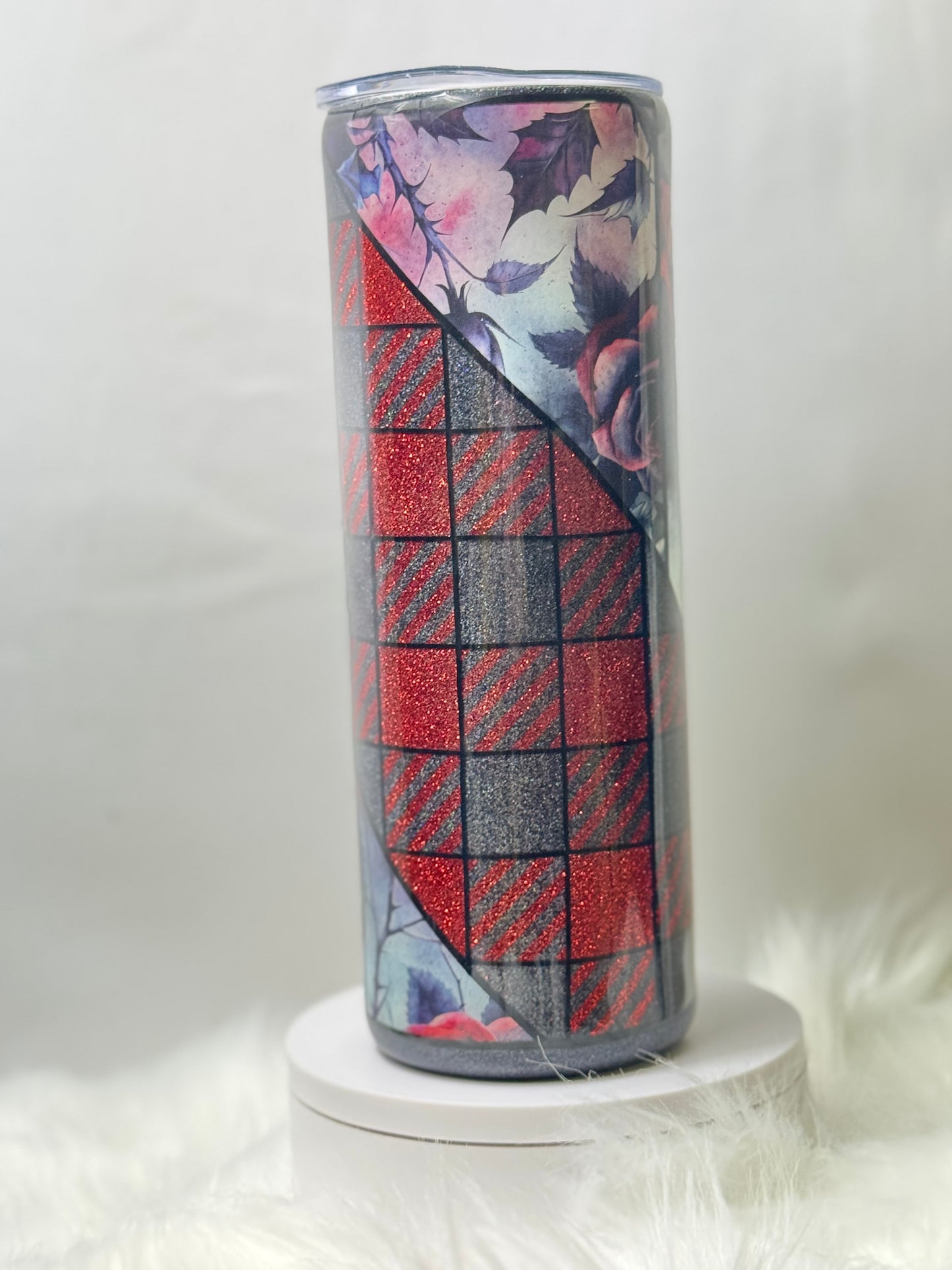 20 oz Roses and Squares Tumbler